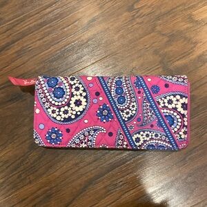 Vera Bradley Travel Passport/Boarding Pass/Ticket Holder Wallet